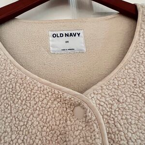 Old Navy Beige Sherpa Jacket
